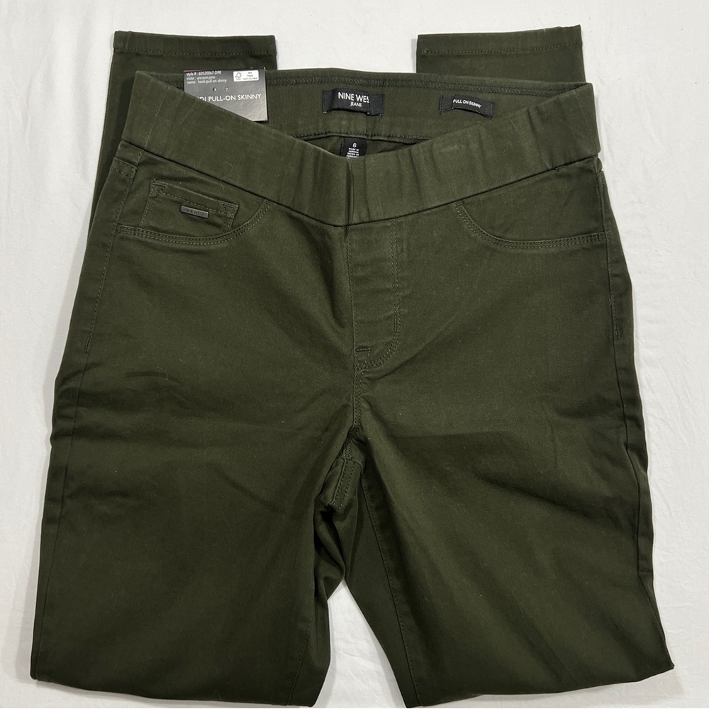 Nine West Olive Skinny Jeans